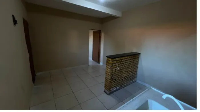 Kitnet quarto, sala cozinha americana area serviço banheiro