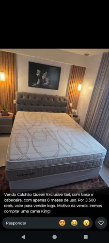 Vendo cama Queen