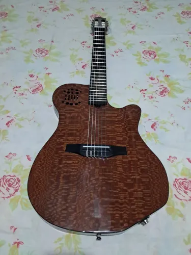 Violão flat semi acústico gleuso luthier 