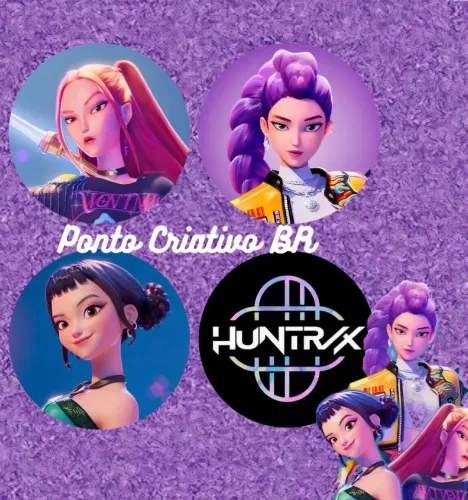 Kit de Bottons Guerreiras do KPOP