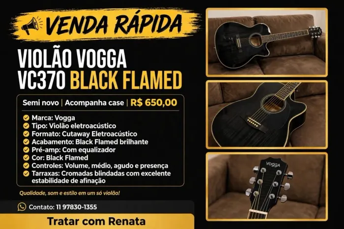 VIOLÃO VOGGA VC370