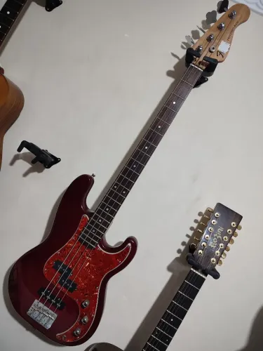 Baixo Elétrico PJ Precision + Captador JB Ponte 4 Cordas Contrabaixo Aceito Trocas 