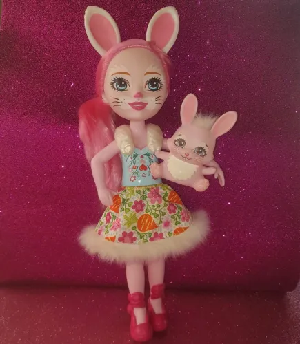 Boneca Enchantimals Bree Bunny Felicity Pets 30 Cm -Mattel