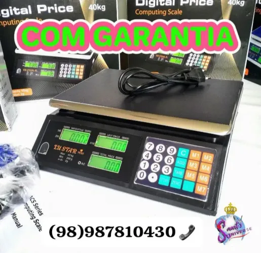 BALANCA DIGITAL 40Kg [ PRETA] | Entrega Gratis