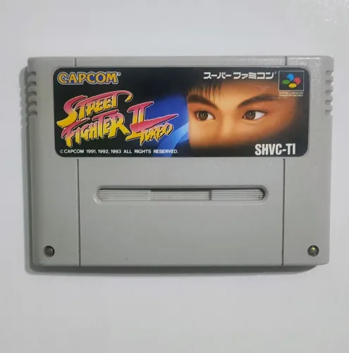 Jogo Street fighther 2 Turbo Super Famicon