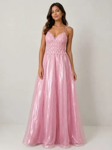 vestido de formatura festa madrinha rosa 40