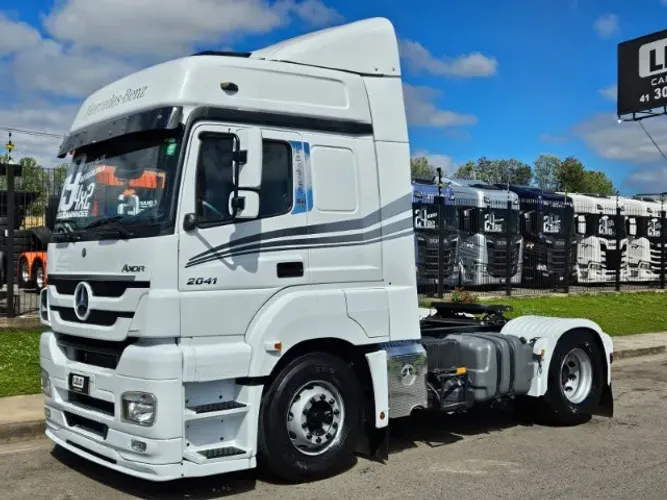 Mercedes Benz Axor 2041 4x2 Ano 2019 Teto Alto Defletor Automático