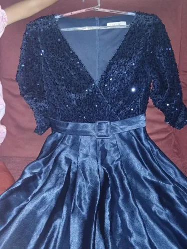 Vestido Azul marinho Madrinha
