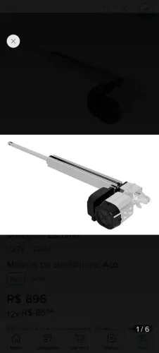 Kit Motor Pivotante PIVO3 Duplo AGL1/3 Hp Braço 75 cm com 2 controles