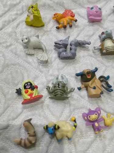 17 MINIATURAS DE POKÉMON CAÇULINHA - PRODUTO ORIGINAL GUARANÁ + NINTENDO