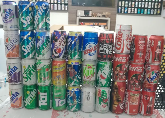 Colecao refrigerante coca cola