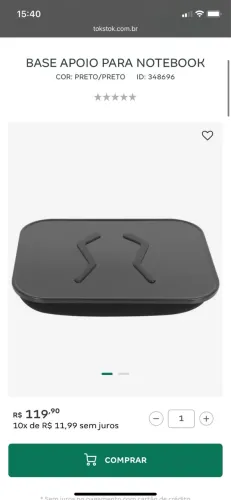 Apoio para notebook Tok&Stok