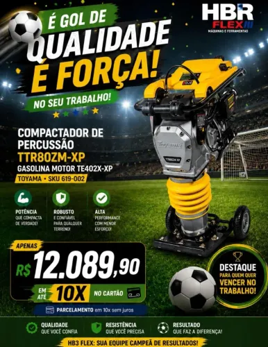 Compactador de percussão