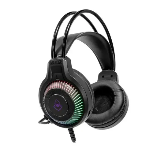 Headset Gamer Mancer Twilight S, Rainbow, Drivers 40mm, Preto