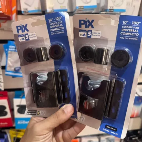 Suporte Fixo universal compacto da paraTV - marca Pix (modelo PX-30)