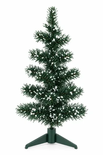 Mini Árvore de Natal de Mesa Verde com Neve - Decoração Natalina ?