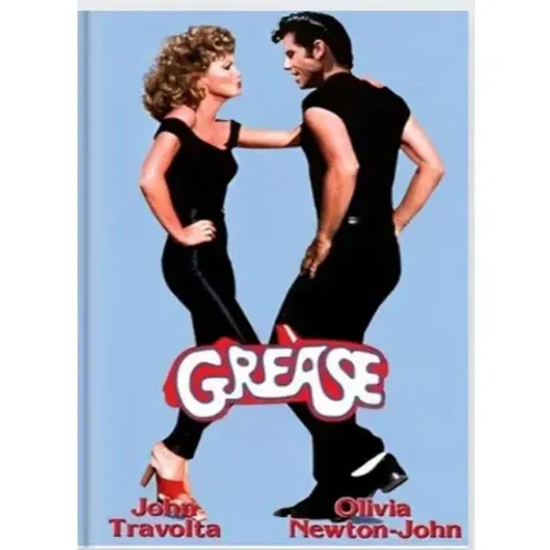 GREASE-NOS TEMPOS DA BRILHANTINA-PHOTOBOOK 4 DE 4-JOHN TRAVOLTA-OLIVIA NEWTON-JOHN-FOTOS R