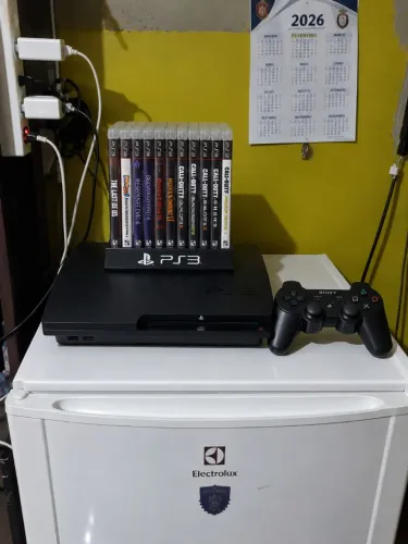 PS3 BLOQUE@DO + 10 JOGOS FISICOS + 1 CONTROLE SIXAXIS