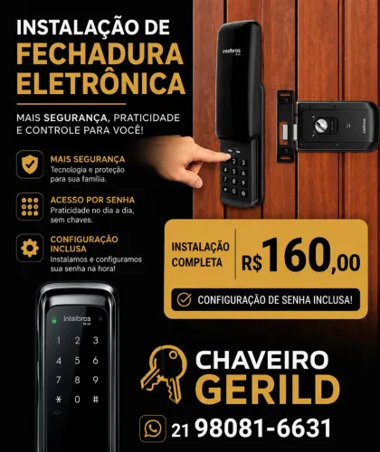 Instalação de Fechadura Digital/Eletrônica