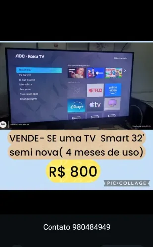 Tv smart AOC 32 POLEGADAS