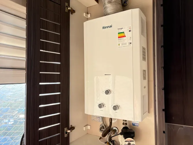 Aquecedor a gás Rinnai 20l 