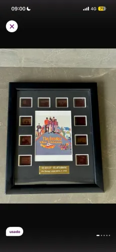 células de filme autênticas the beatles - yellow submarine