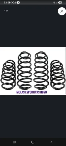 Molas esportivas seminovas