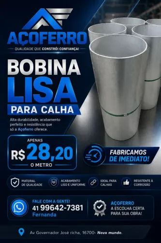 Bobina Galvalume Lisa