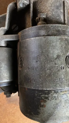 Motor de partida do Fiat Uno
