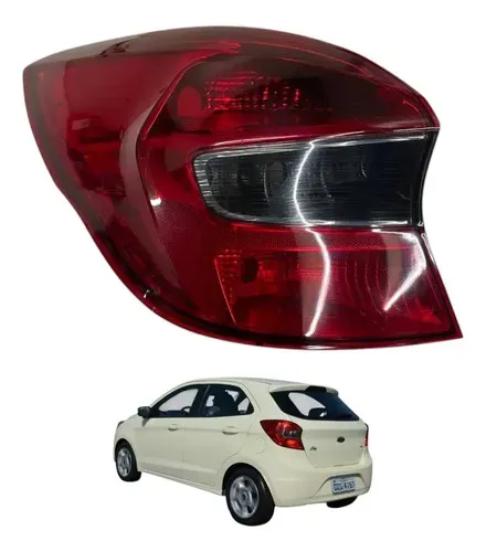 Lanterna Esquerda Fume Ford Ka Hatch 2014 2015 2016 2017 Esquerdo/motorista Fume