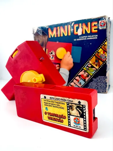 Aceito Ofertas - Mini-Cine 1980 + Cartucho Trapalhões + Caixa Original Estrela