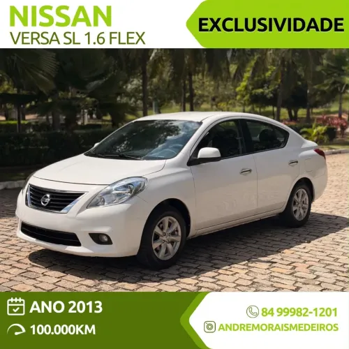 Nissan Versa SL 1.6 16V Flex Fuel 4P Mec. 2013