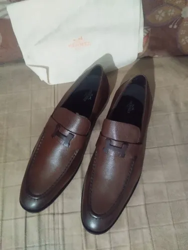 HERMES LOAFER MARROM