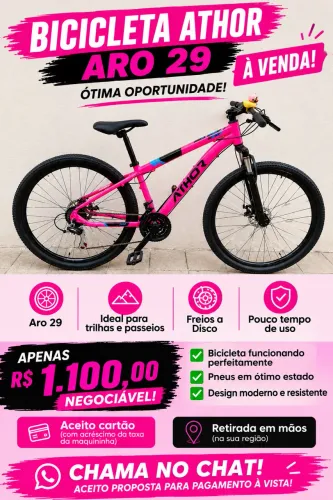 Vende-se bicicleta ATHOR