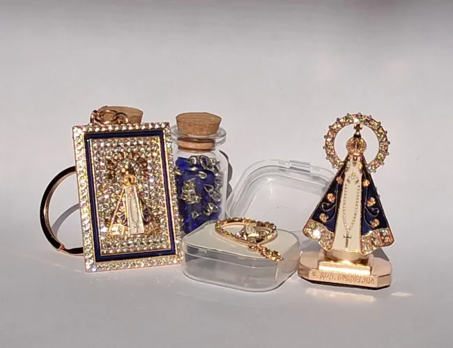 Kit religioso Nossa Senhora Aparecida