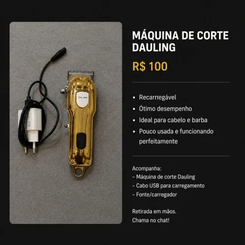 Maquina de cortar cabelo