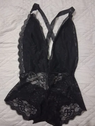 Lingerie em renda - Preta (M) - NOVA