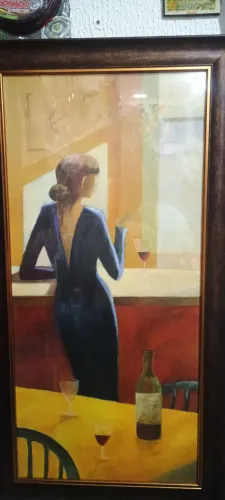 Quadro lê café