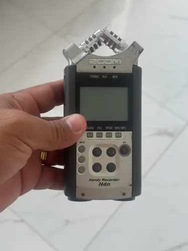 Gravador de áudio H4n profissional 