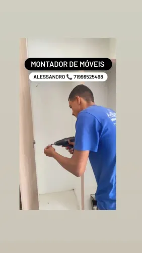 Montador de móveis profissional 