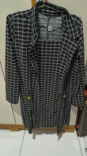 Vestido com sobretudo