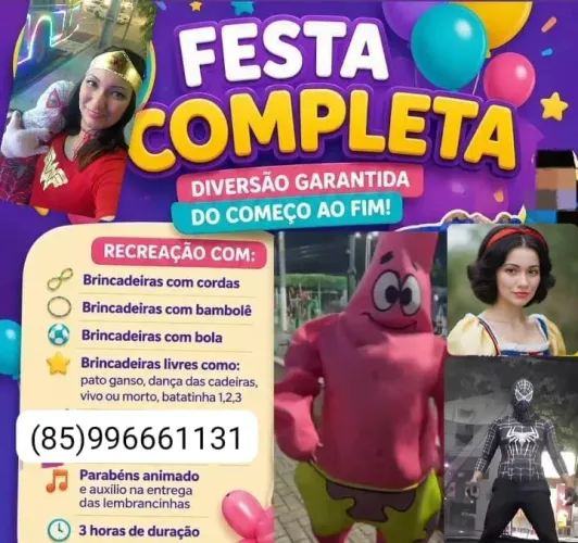Personagens Pra Festa