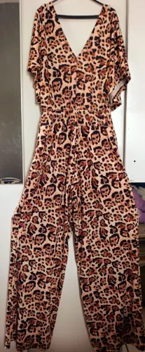 macacão feminino animal print g