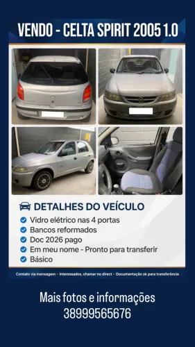 Chevrolet Celta Spirit 1.0 MPFI VHC 8V 5P 2005
