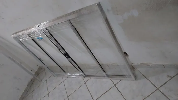 Janela 100x150 04 FLS vidro Incolor