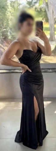 Vestido preto para formatura