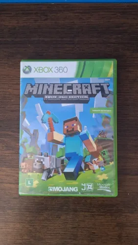 Minecraft Xbox 360 Edition Original Completo Mídia Física