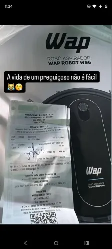 Robô aspirador Wap w96 novo