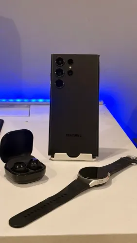 Samsung S23 Ultra + Galaxy Watch7 + Galaxy Buds Core | Completo com Caixa e Nota Fiscal