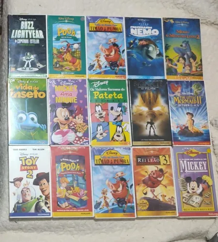 Lote VHS Lacrados